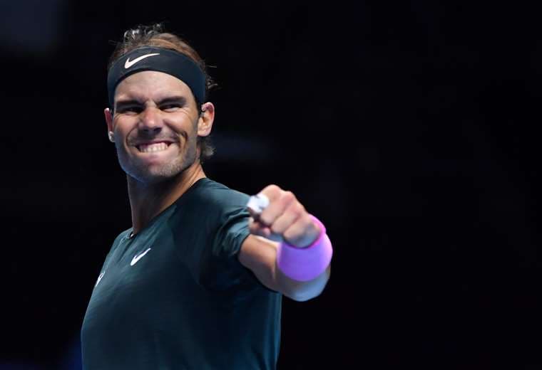 Rafael Nadal jugará semifinales del Master de Londres. Foto: AFP