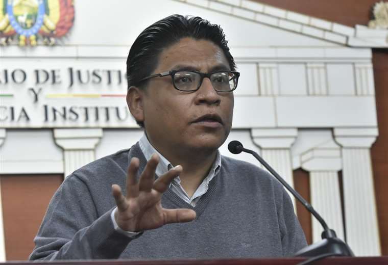 El ministro de Justicia, Iván Lima. Foto: APG Noticias