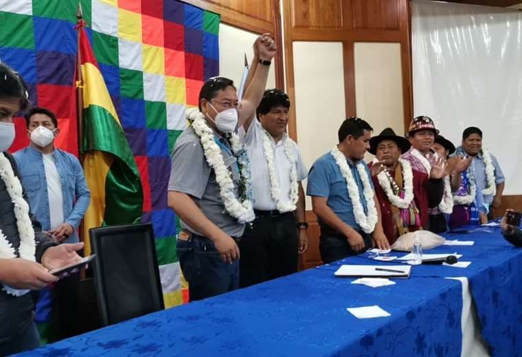 Figuras visibles del masismo, como Evo Morales y Luis Arce, participan de la reunión
