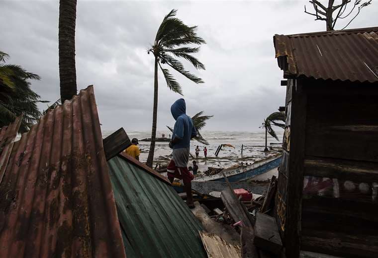 Nicaragua azotado por el huracán/Foto: AFP