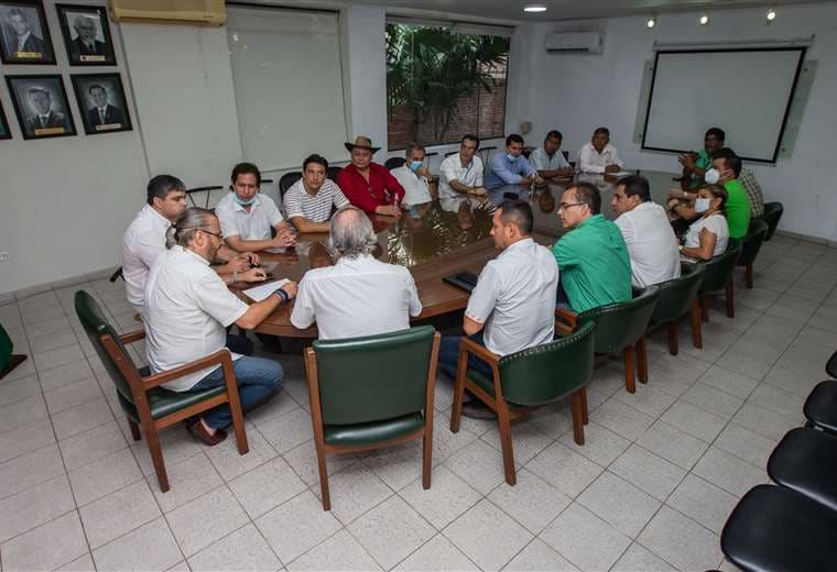 Reunión Cumbre por la unidad, Mesa técnica. /Foto Daniel González