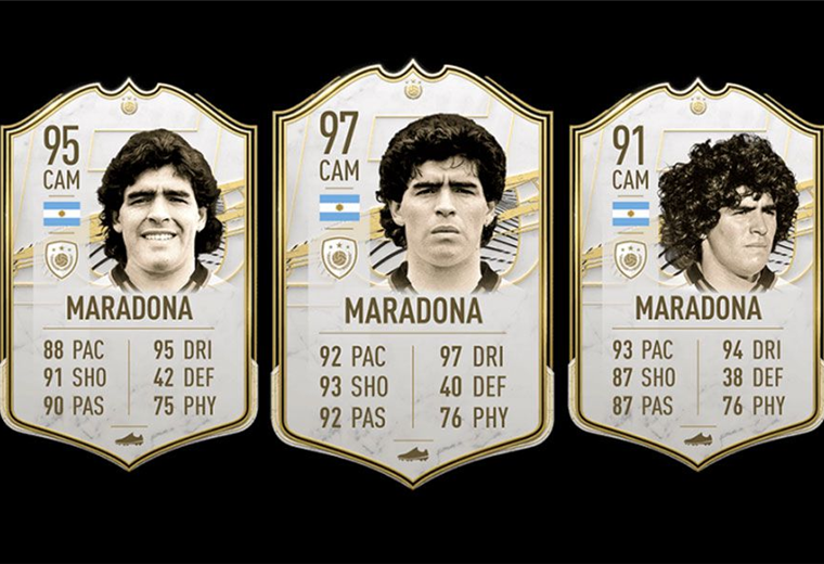Maradona aumenta de valor también en los videojuegos 