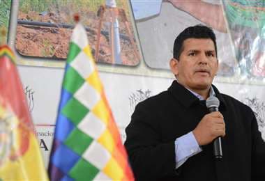 El ministro de Desarrollo Rural, Wilson Cáceres.