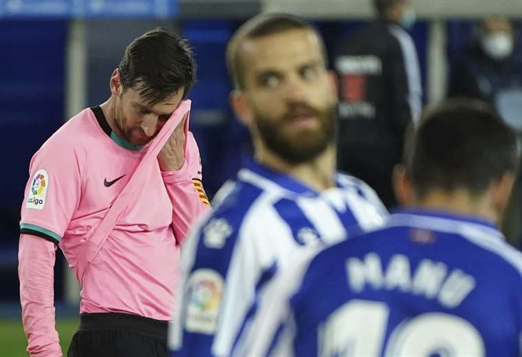 Al Barcelona no le va muy bien en el torneo local, el fin de semana empató. Foto: AFP
