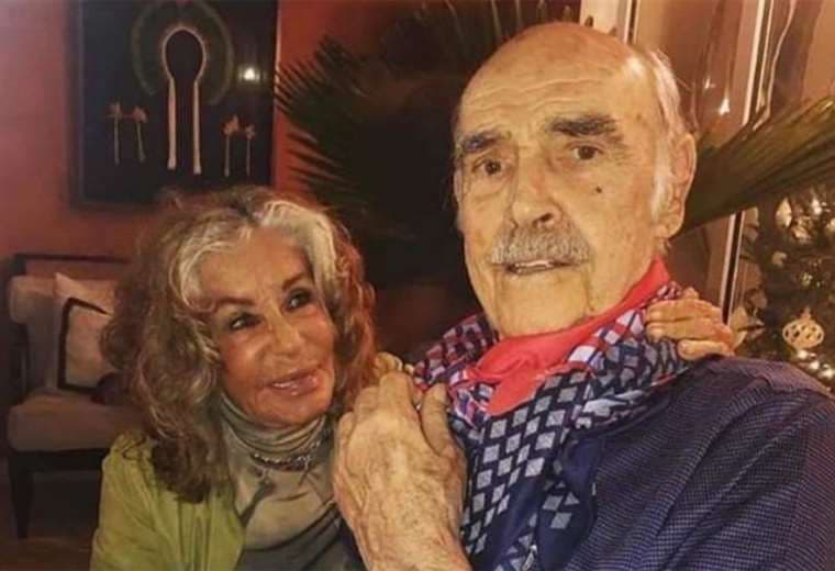 La última foto de Sean Connery, el 6 de mayo de 2020, con su esposa Micheline Roquebrune 