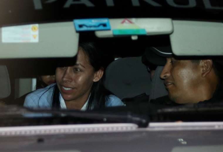 Dora Vallejos, cuando fue detenida hace 9 meses /Foto: J. Ibáñez