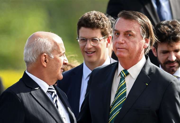 Jair Bolsonaro expresó su preferencia por Trump. Foto: AFP