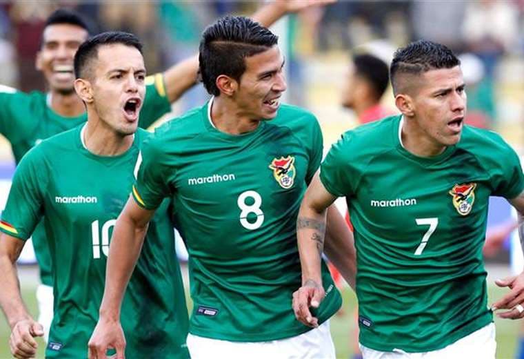 Un festejo de la selección boliviana. Foto: Internet