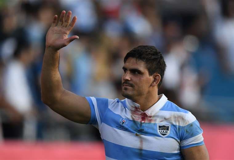 Pablo Matera, capitán de la selección argentina de rugby. Foto: AFP