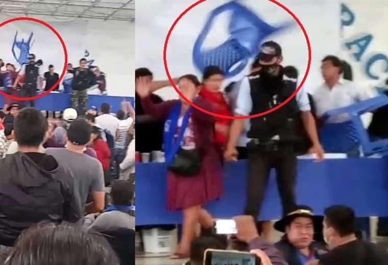 El video que circula en redes expone que el líder del MAS fue atacado por sus seguidores