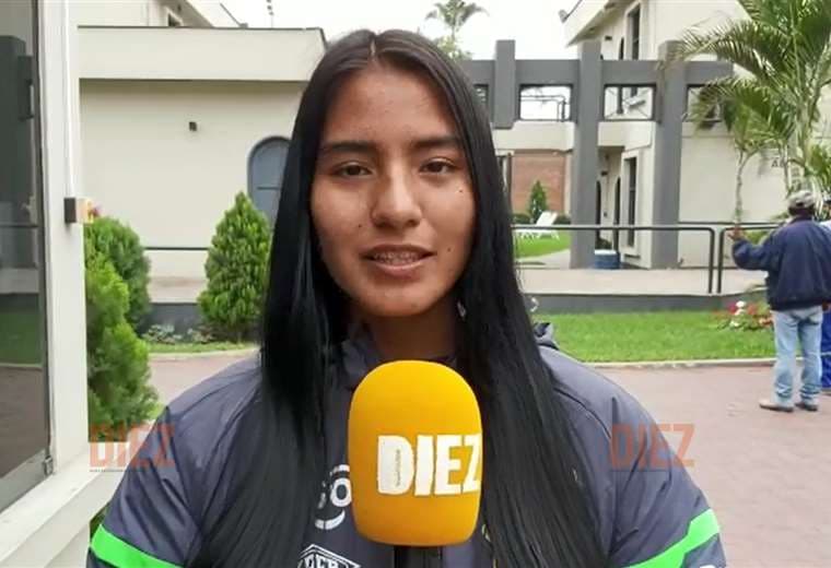 Cielo Veizaga en una entrevista con DIEZ, en 2019. Foto: Archivo / Nataly Carrión 