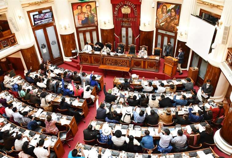 La sesión en el Legislativo I Diputados.