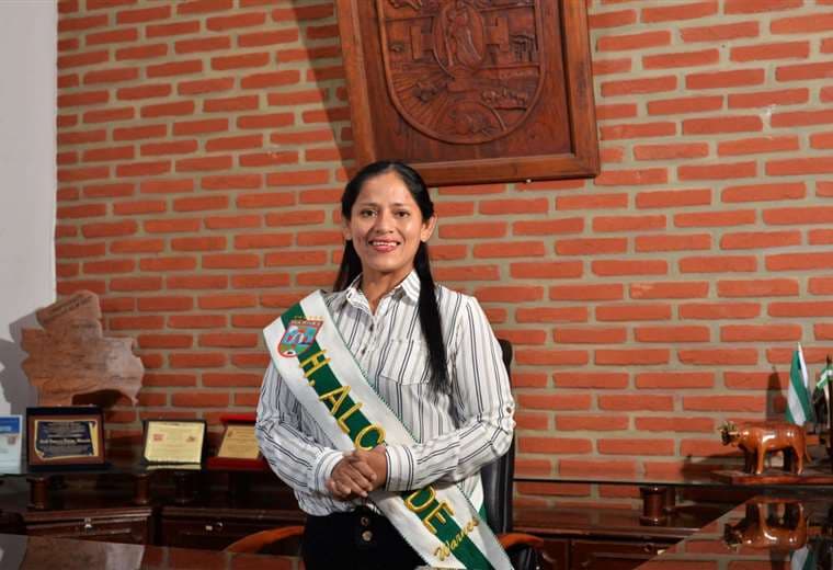 Vanesa Uriona, alcaldesa sustituta| Foto: Alcaldía de Warnes
