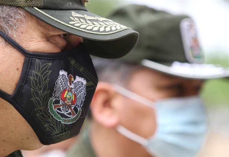 Policías, en primera línea en la lucha contra el coronavirus/Foto: Jorge Ibáñez