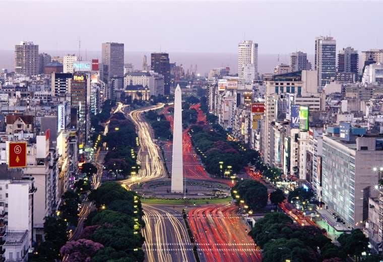 Panorama de la ciudad de Buenos Aires, Argentina.