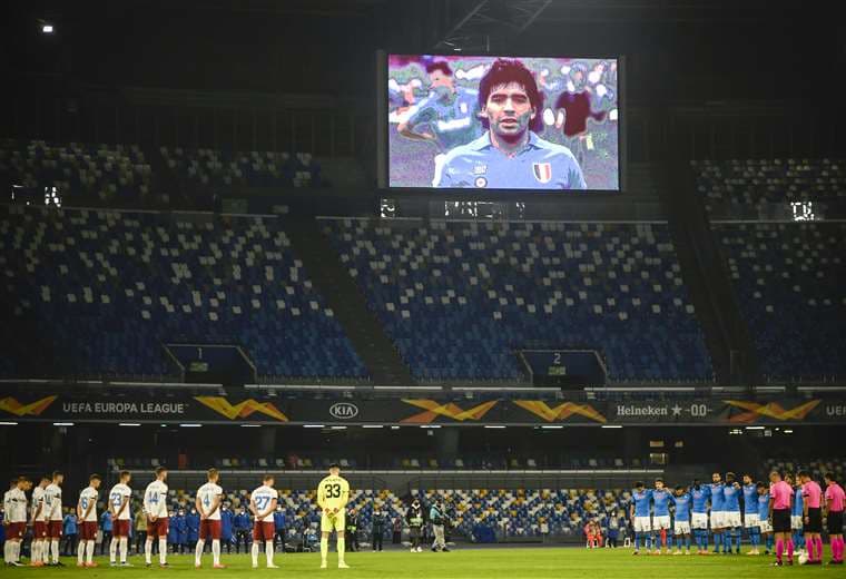 El estadio San Paolo ahora se llamará Diego Maradona. Foto: AFP