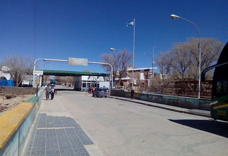 El puente internacional Horacio Guzmán que vincula a Villazón y La Quiaca