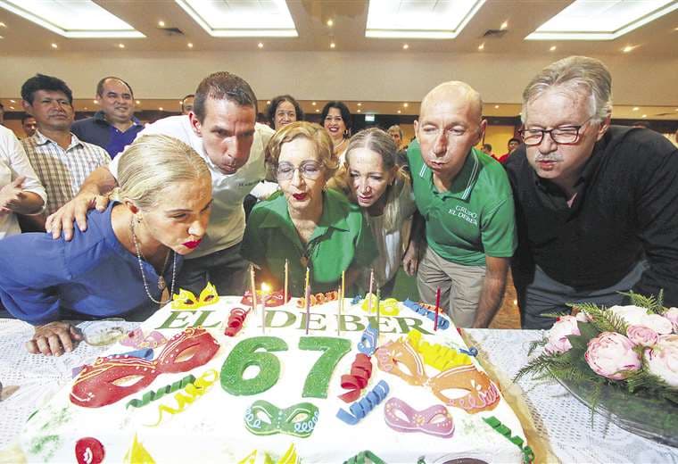 Los 67 años de vida encuentran a la familia de EL DEBER con un mayor compromiso. Foto: Jorge Gutiérrez