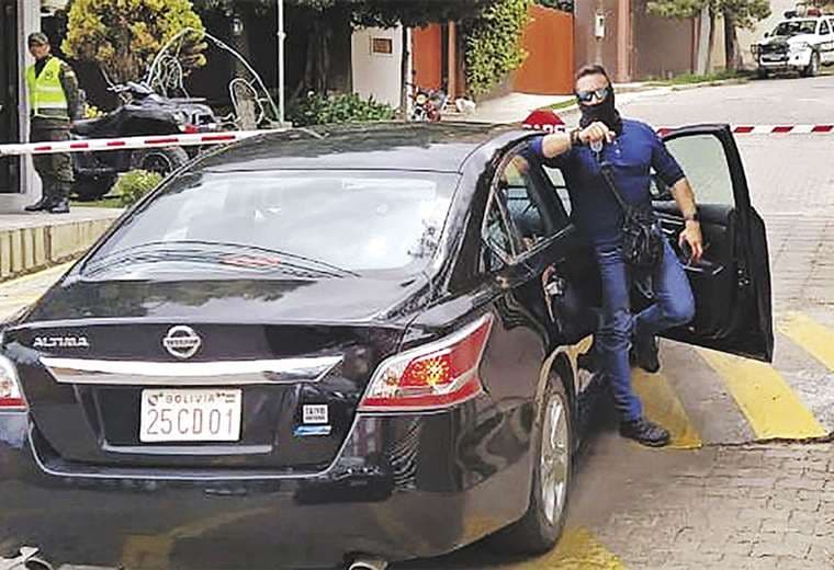 El incidente ocurrió en las cercanías de la embajada de México, en la zona paceña de La Rinconada