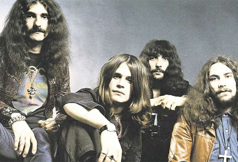 Geezer Butler, Ozzy Osbourne, Tony Iommi y Bill Ward. Black Sabath, la mayor banda de heavy metal de la historia. 