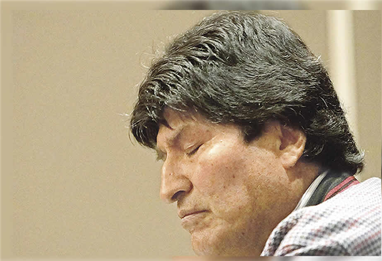 Evo Morales protestó ayer desde Argentina, donde reside desde diciembre del año pasado