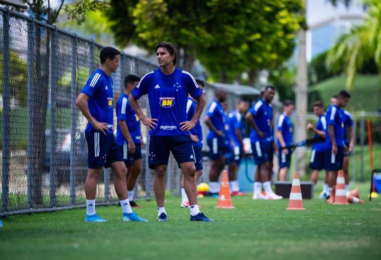 Marcelo Martins ya se entrena en el Cruzeiro de cara a su debut en el torneo estadual. Foto: Globoesporte