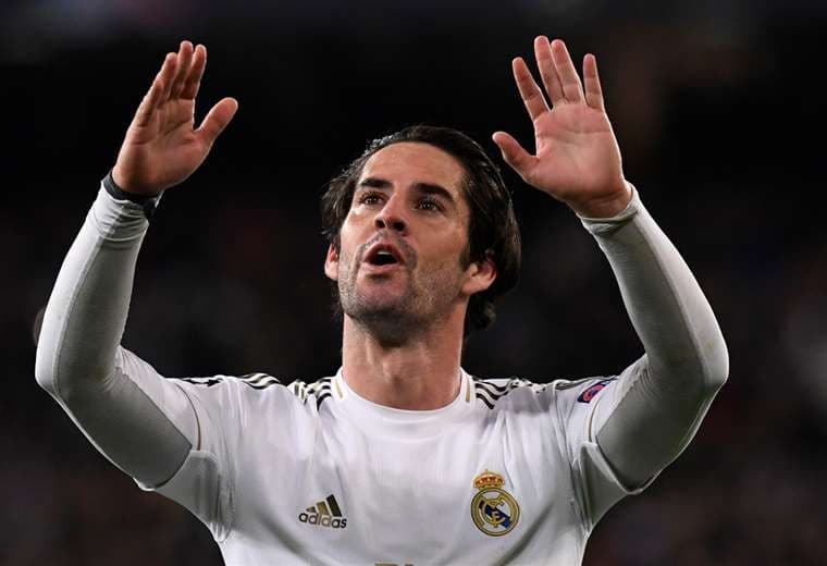 Isco (59’) marcó el gol del Madrid ante el City en el Bernabéu. Foto. AFP 