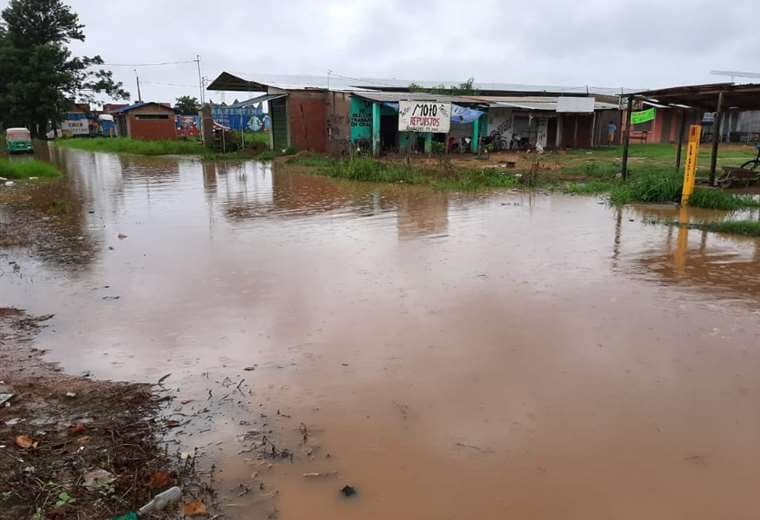 Problemas por las lluvias en Cuatro Cañadas