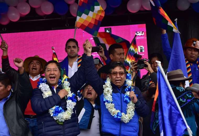 El acto de proclamación se realizó este sábado en El Alto. (Foto: APG)