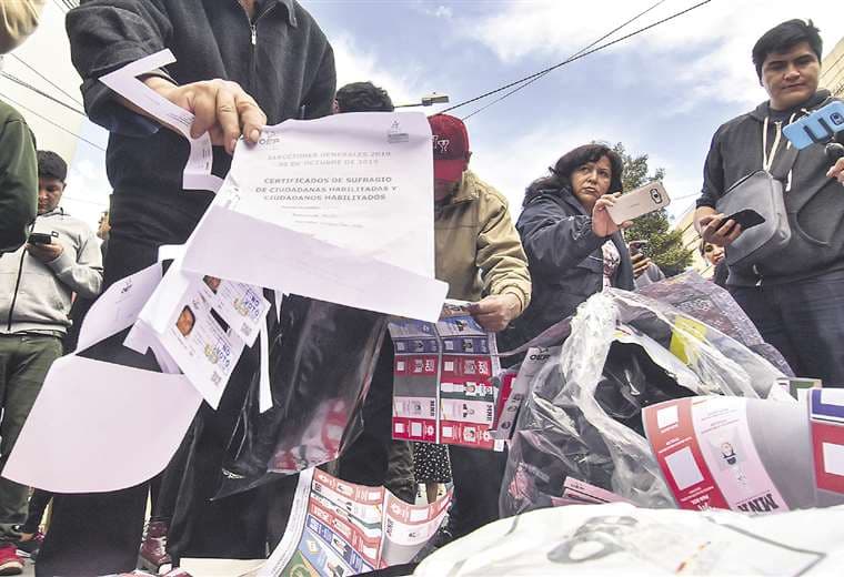 La OEA ratificó que hubo fraude en Bolivia. Hubo material electoral que fue encontrado en oficinas públicas