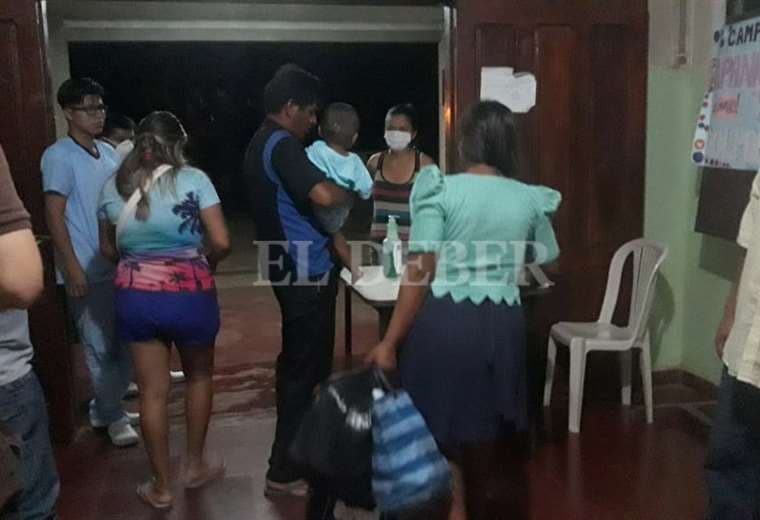 Los pacientes y parte del personal del hospital de San Carlos fueron evacuados. Foto: Soledad Prado
