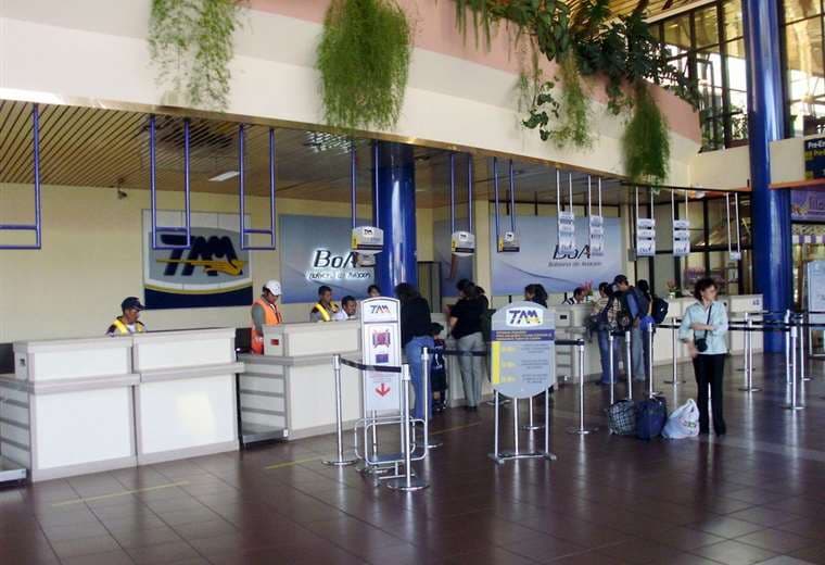 La terminal aérea de Cochabamba I Foto: archivo.