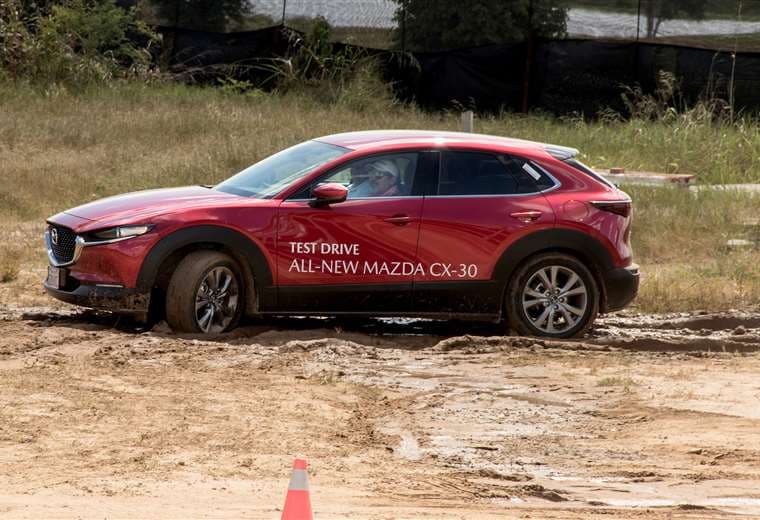 Los asistentes al evento pudieron ‘probar’ la nueva Mazda CX-30