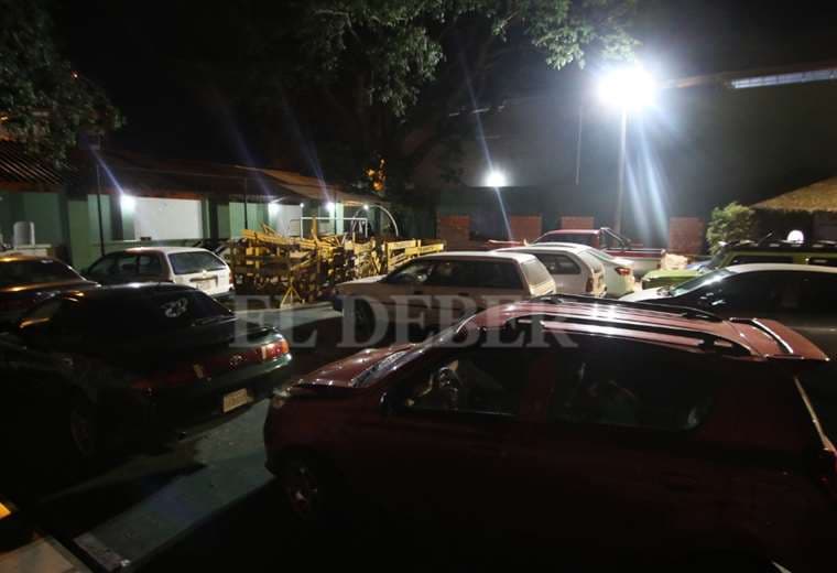 Más de 50 vehículos han sido retenidos por la Policía este miércoles. Foto: Jorge Gutiérrez