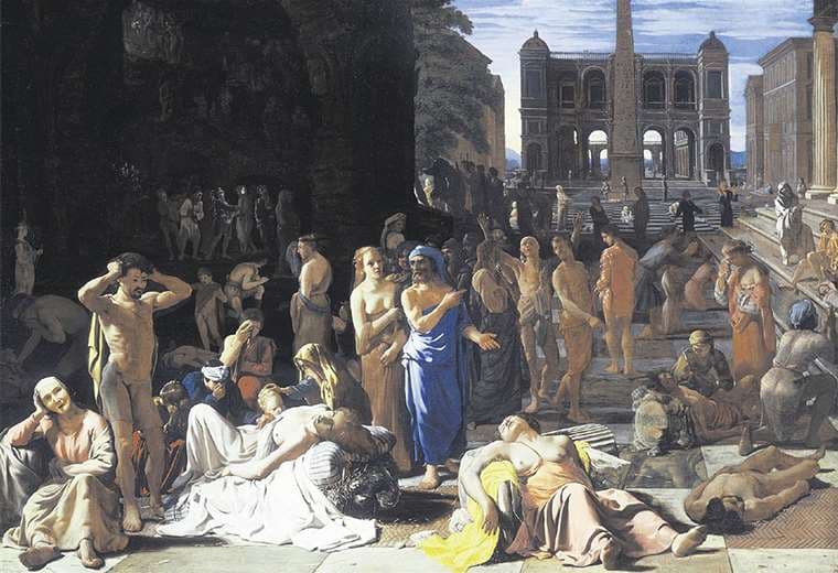 La Peste de Atenas fue una epidemia devastadora que afectó principalmente a la ciudad-estado de Atenas en el año 430 a. C (obra de Michiel Sweerts, c. 1652-1654