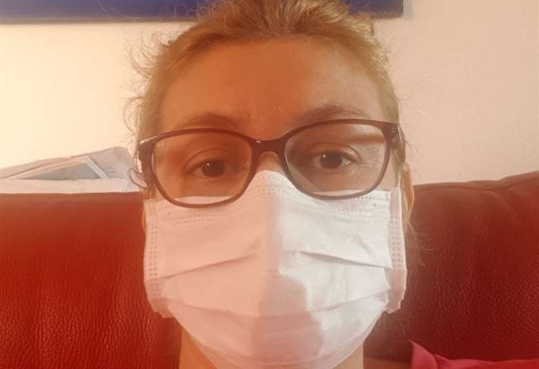 Nancy, una boliviana que hace años vive en Suiza se está recuperando del coronavirus