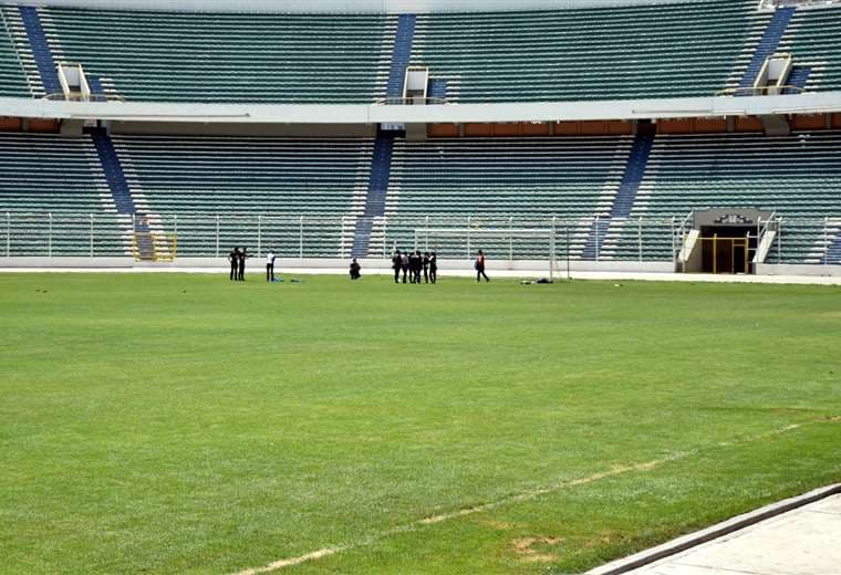 El estadio Hernando Siles es utilizado, sobre todo, por Bolívar Y The Strongest. Foto: Intnet