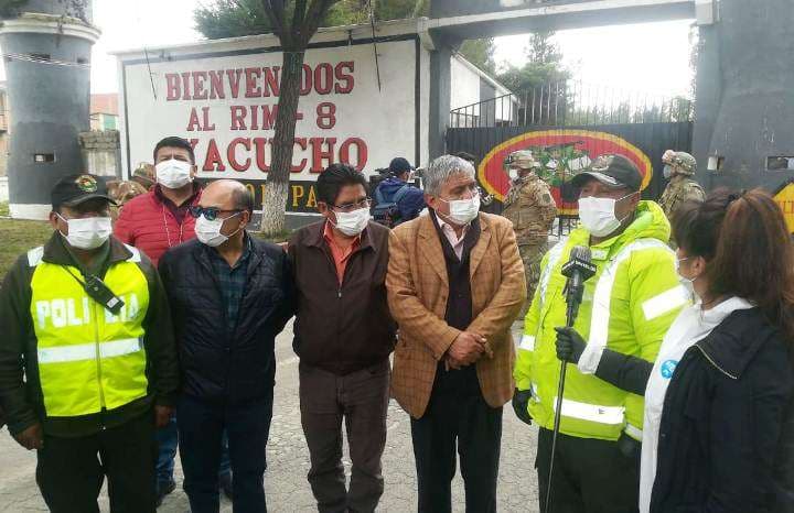 Los ministros Arias y Cruz recorrieron los municipios paceños. Foto: Ministerio de Salud