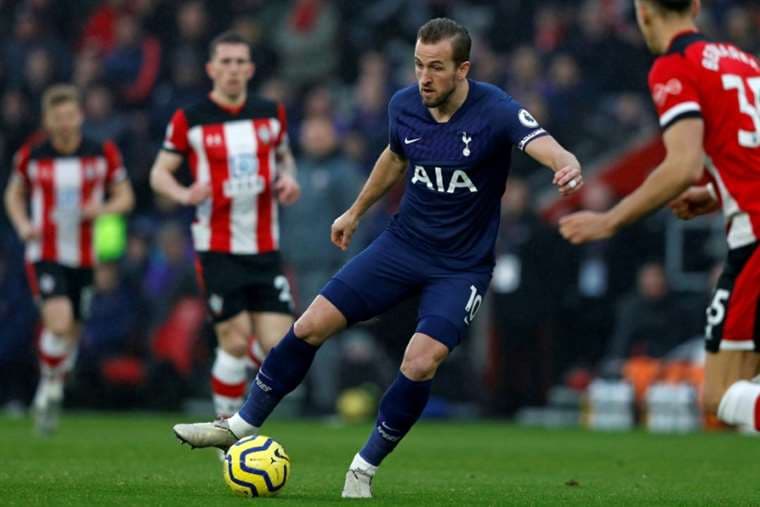Harry Kane es delantero del Tottenham y de la selección inglesa. Foto: AFP