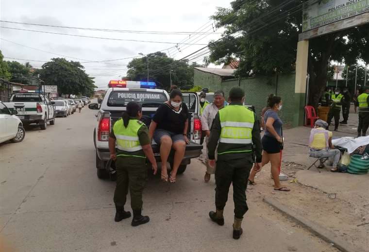 Los detenidos fueron llevados hasta la Estación Policial Integral No. 5 /Foto: Jorge Uechi