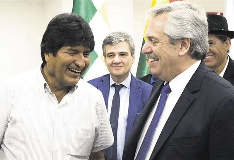 El presidente argentino Alberto Fernández y Evo trabajan juntos para desvirtuar  el fraude