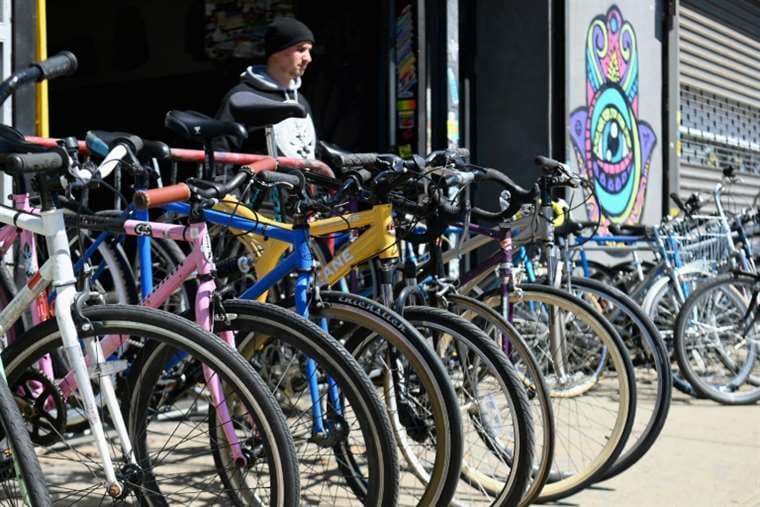 Las bicicletas, un salvavidas para los neoyorquinos