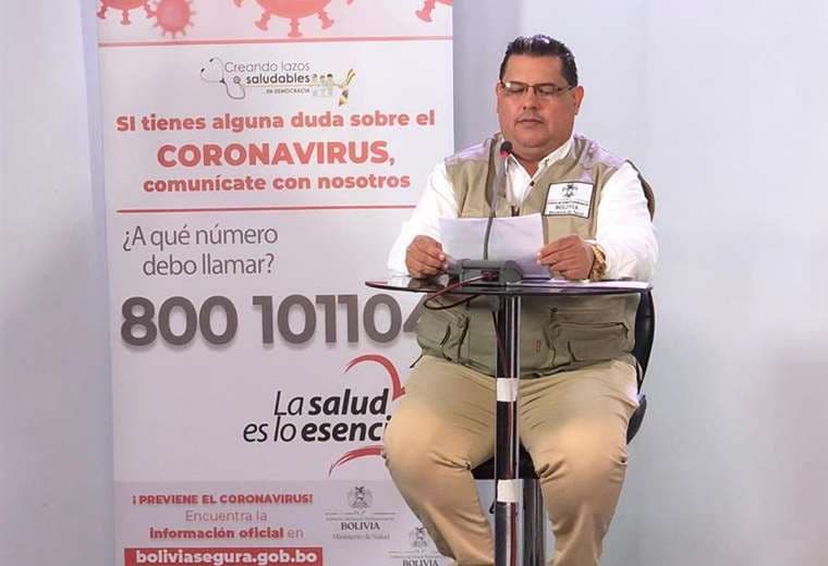 Roberto Vargas, jefe Nacional de la Unidad de Epidemiología del Ministerio de Salud. Foto Ministerio de Comunicación 