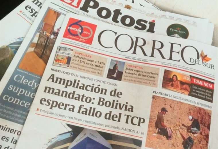 Los periódicos Correo del Sur y El Potosí