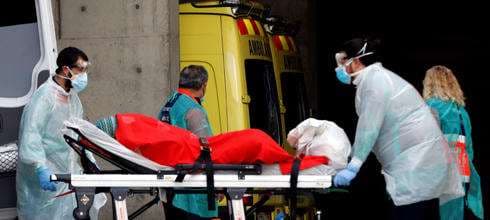 La cantidad de fallecidos continúa en los centros hospitalarios de Madrid