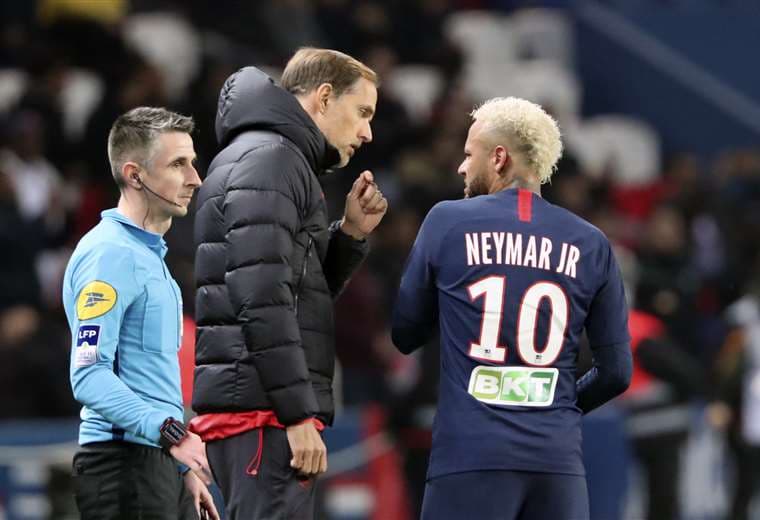 Tuchel y Neymar han tenido varios desencuentros en el PSG. Foto: Internet
