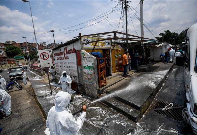 Venezuela también lucha contra el coronavirus. Foto AFP