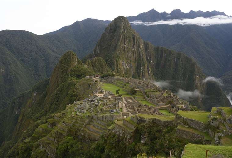 El complejo Machu Picchu, enclavado en los Andes, está en cuarentena. Foto AFP