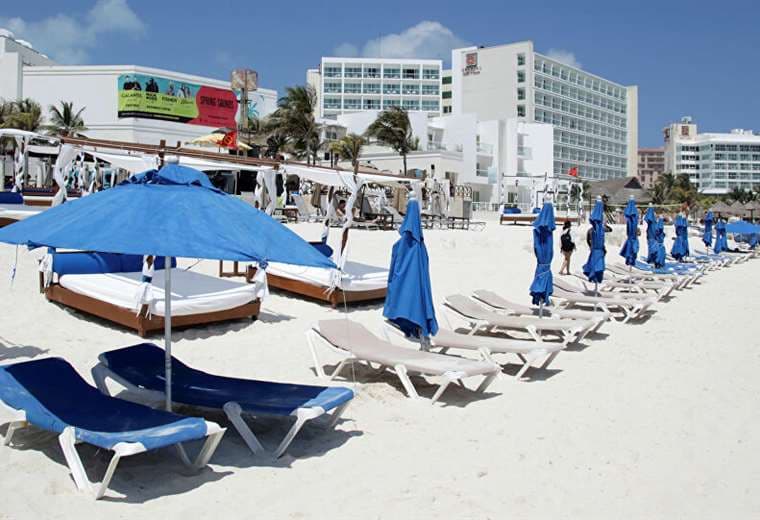 Quintana Roo, el estado que concentra el sector hotelero de Cancún, es uno de los más afectados 