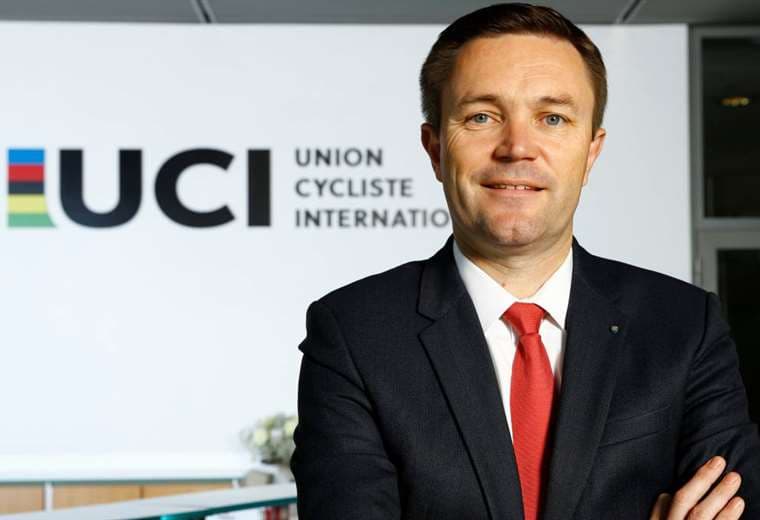 El francés David Lappartient es presidente de la UCI desde 2017. Foto: Internet